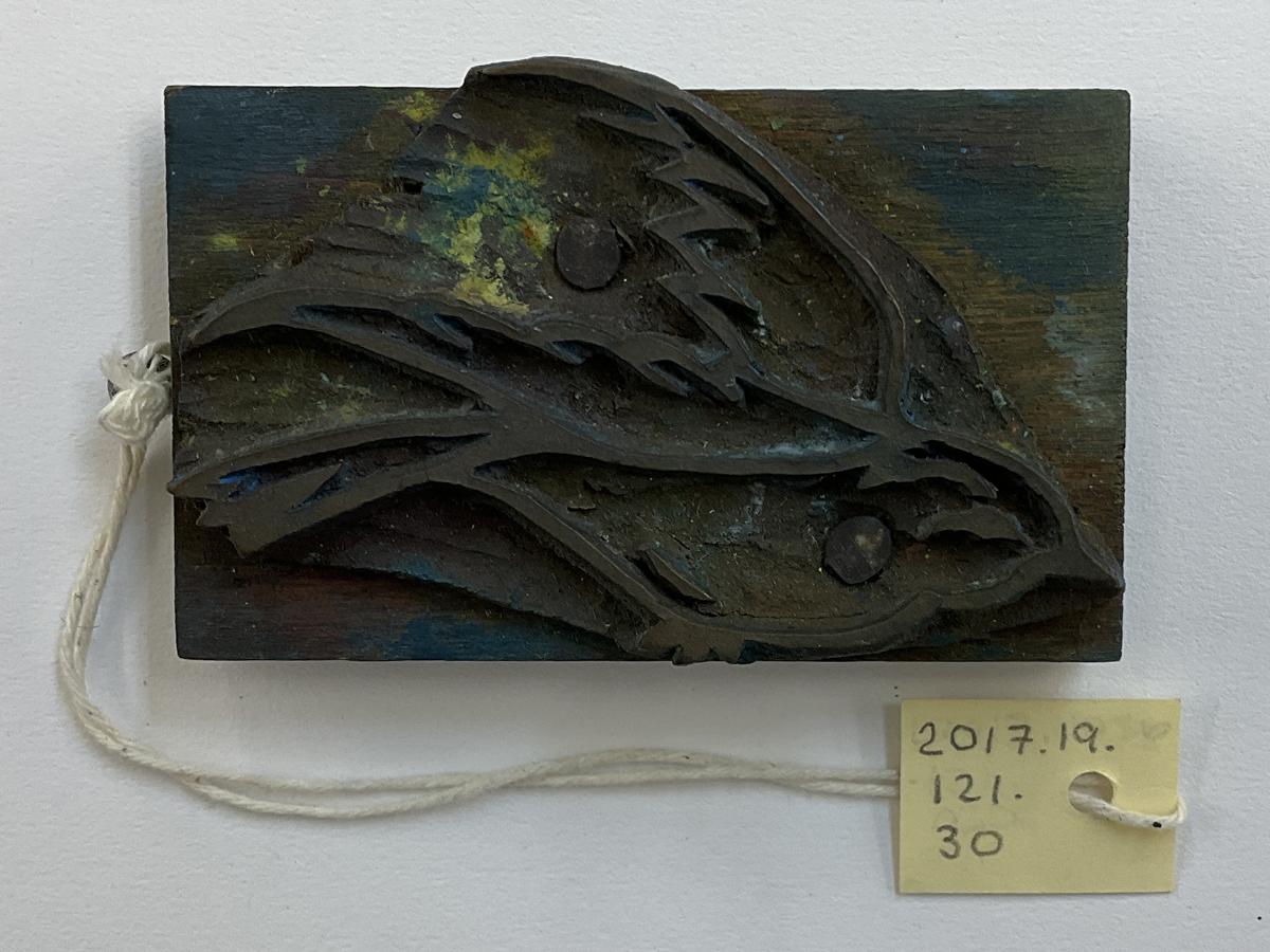 2017.0019.121.030 Tool (for textiles), Textile printing block, Reg Image, overall