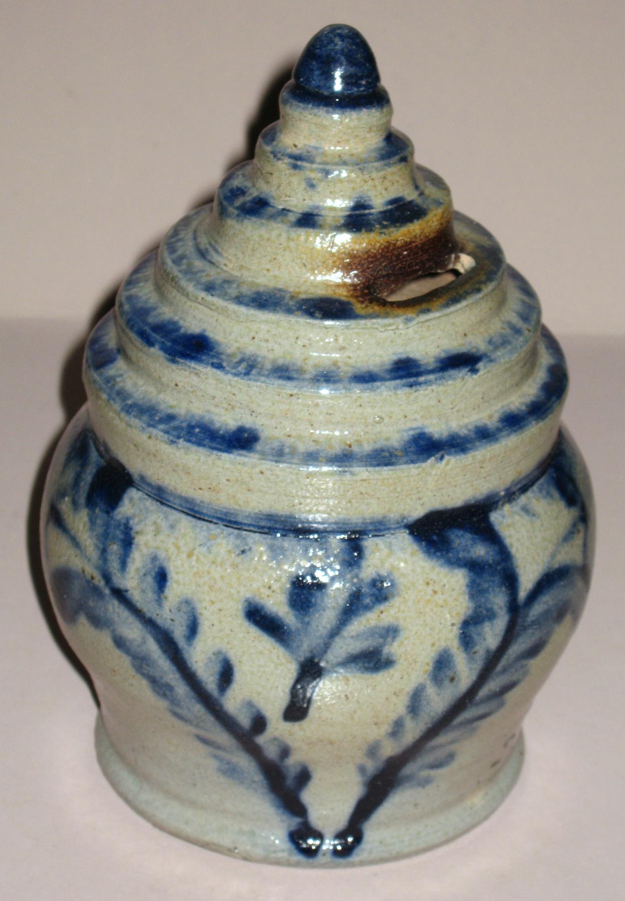 1959.1786 Salt-glazed stoneware bank