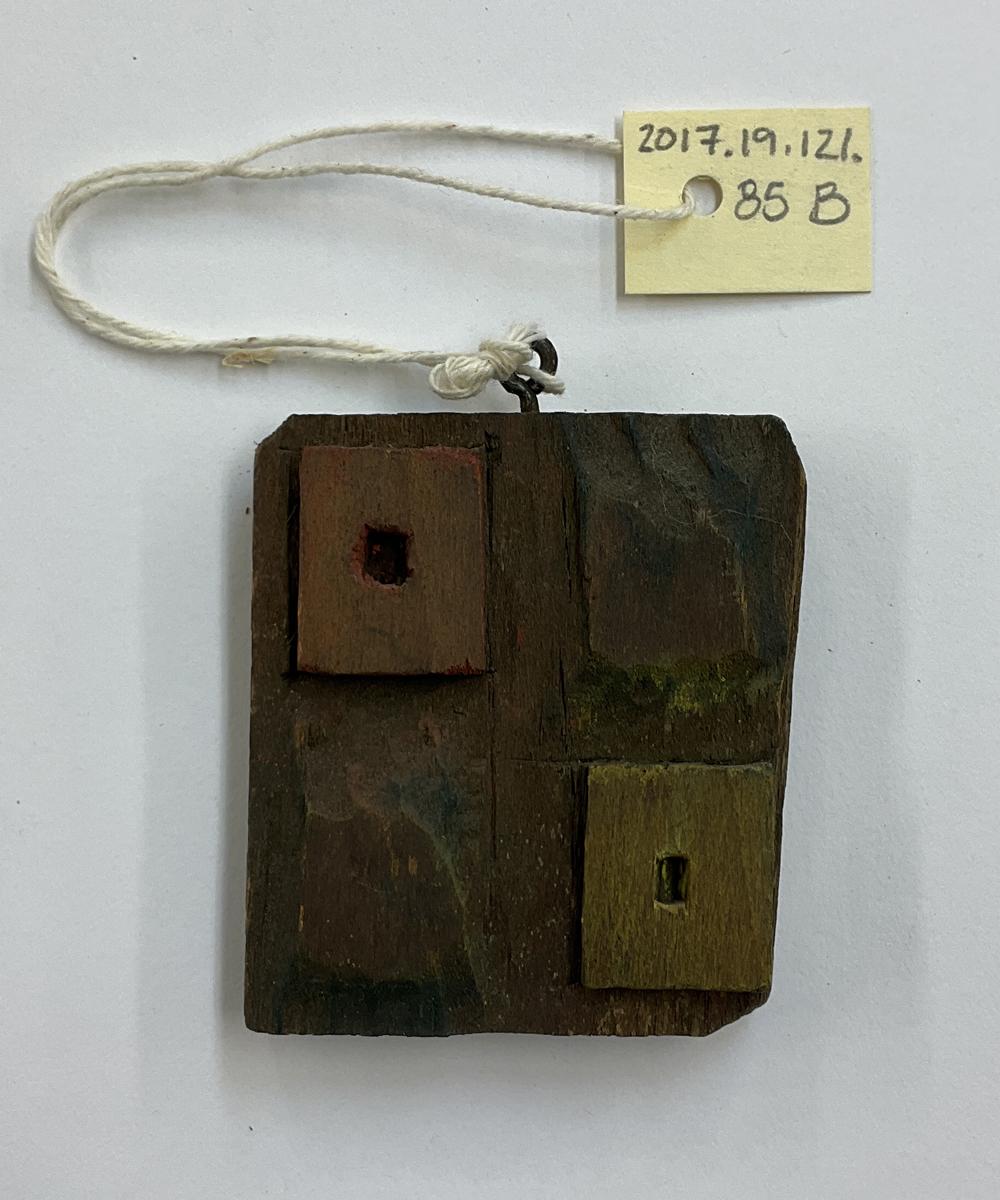 2017.0019.121.085 B Tool (for textiles), Textile printing block, Reg Image, overall