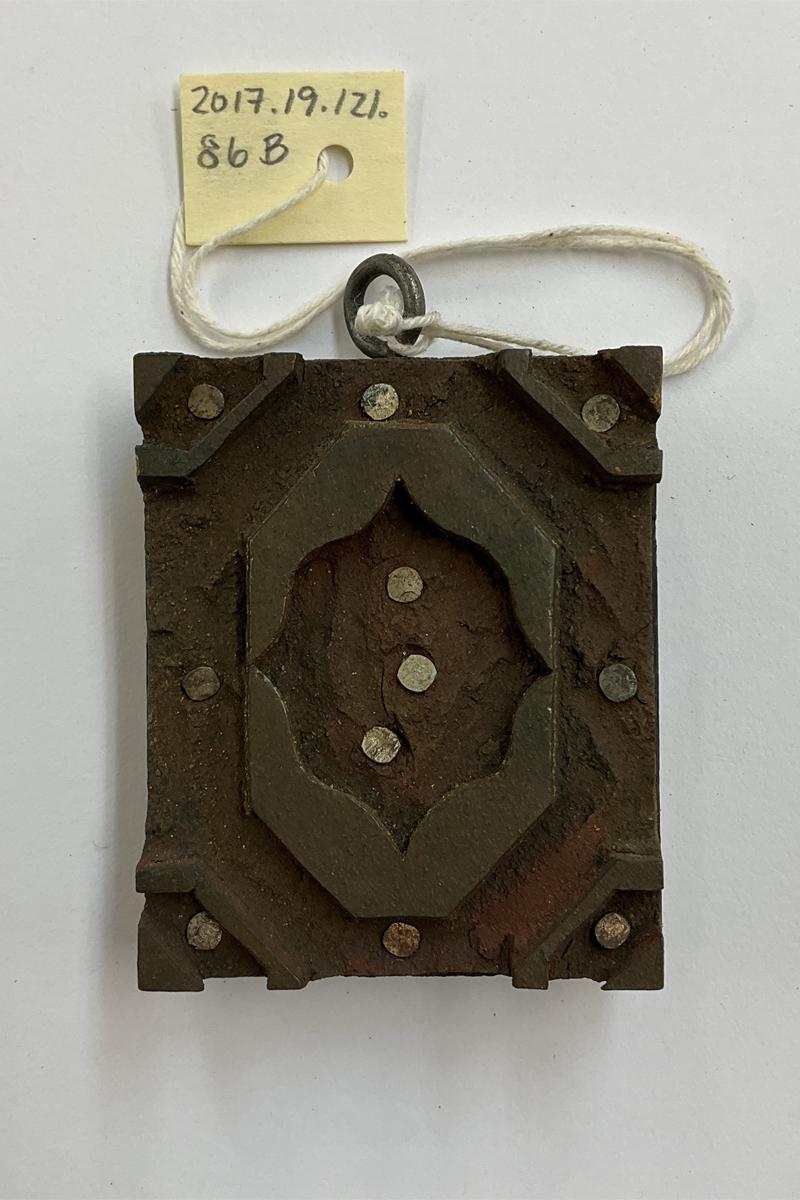 2017.0019.121.086 B Tool (for textiles), Textile printing block, Reg Image, overall