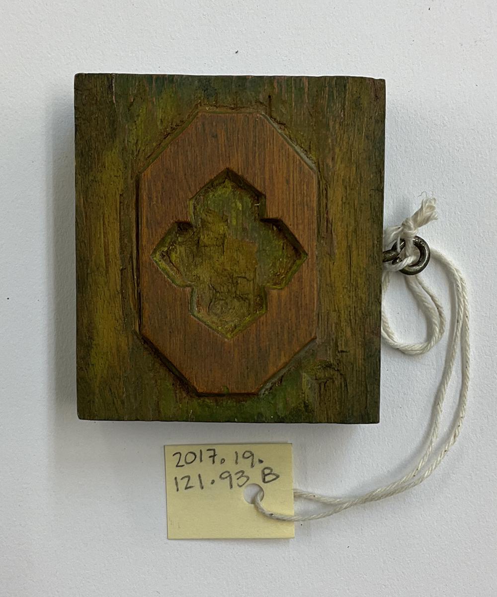2017.0019.121.093 B Tool (for textiles), Textile printing block, Reg Image, overall
