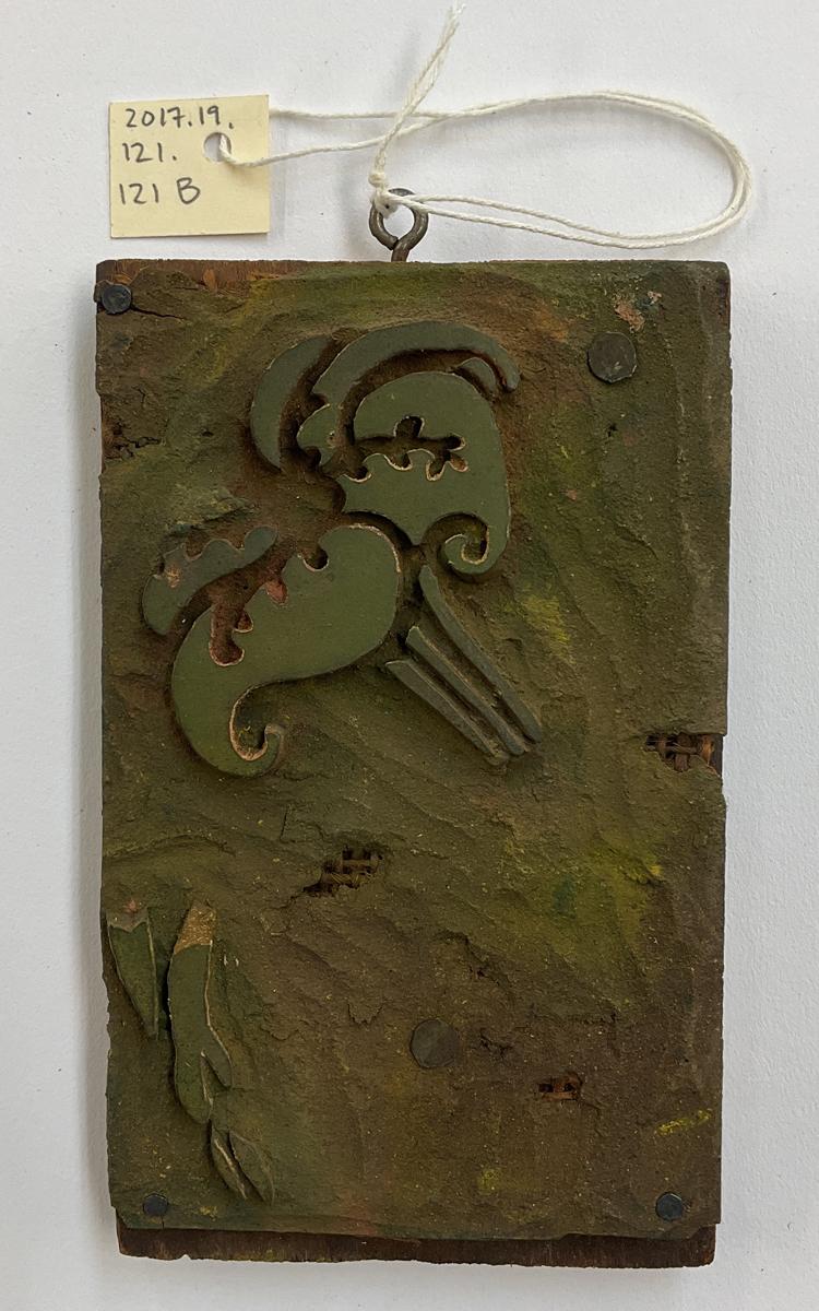 2017.0019.121.121 B Tool (for textiles), Textile printing block, Reg Image, overall