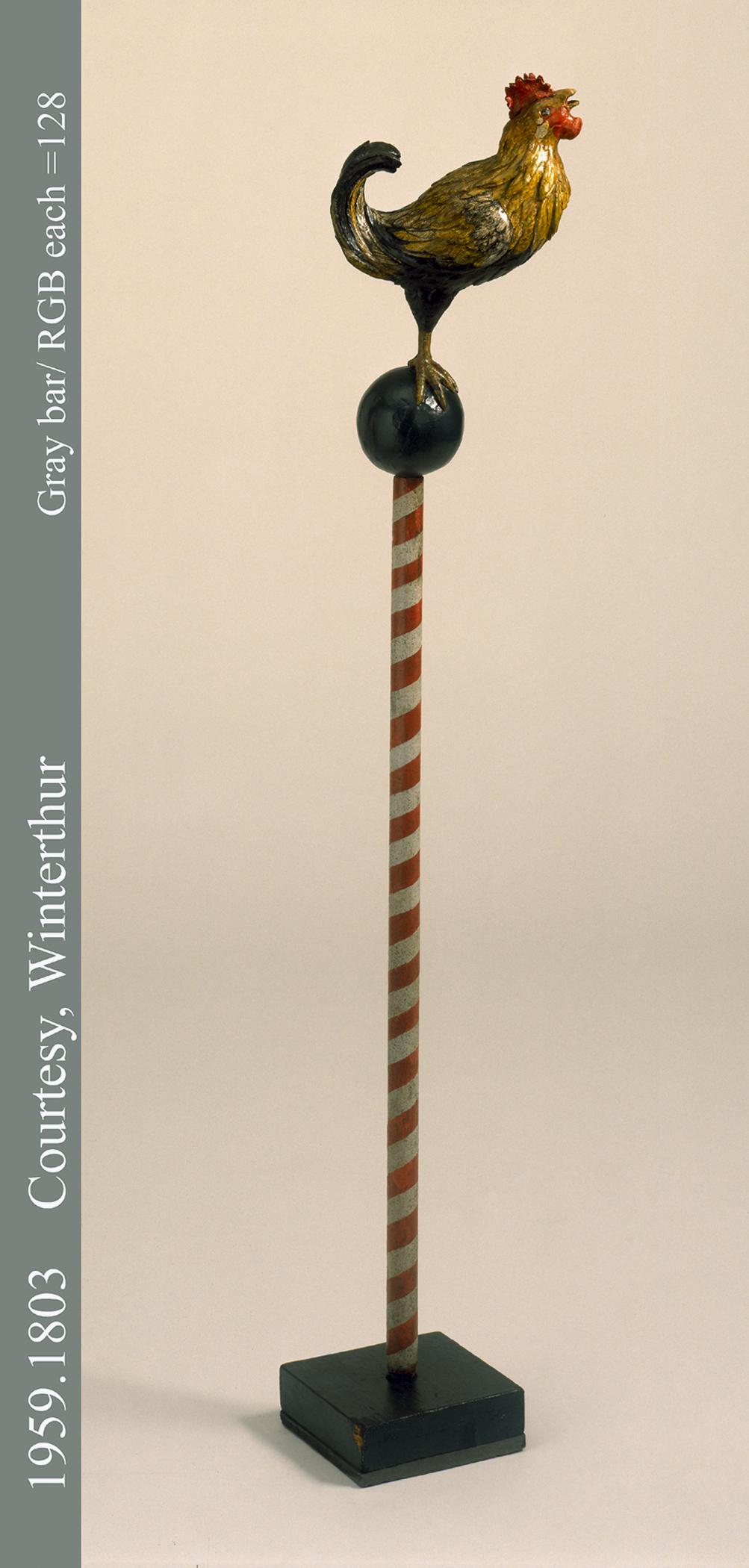 1959.1803 Cock on pole