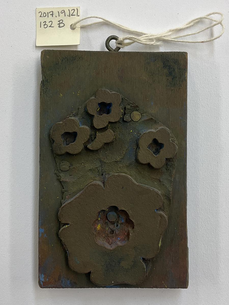 2017.0019.121.132 B Tool (for textiles), Textile printing block, Reg Image, overall