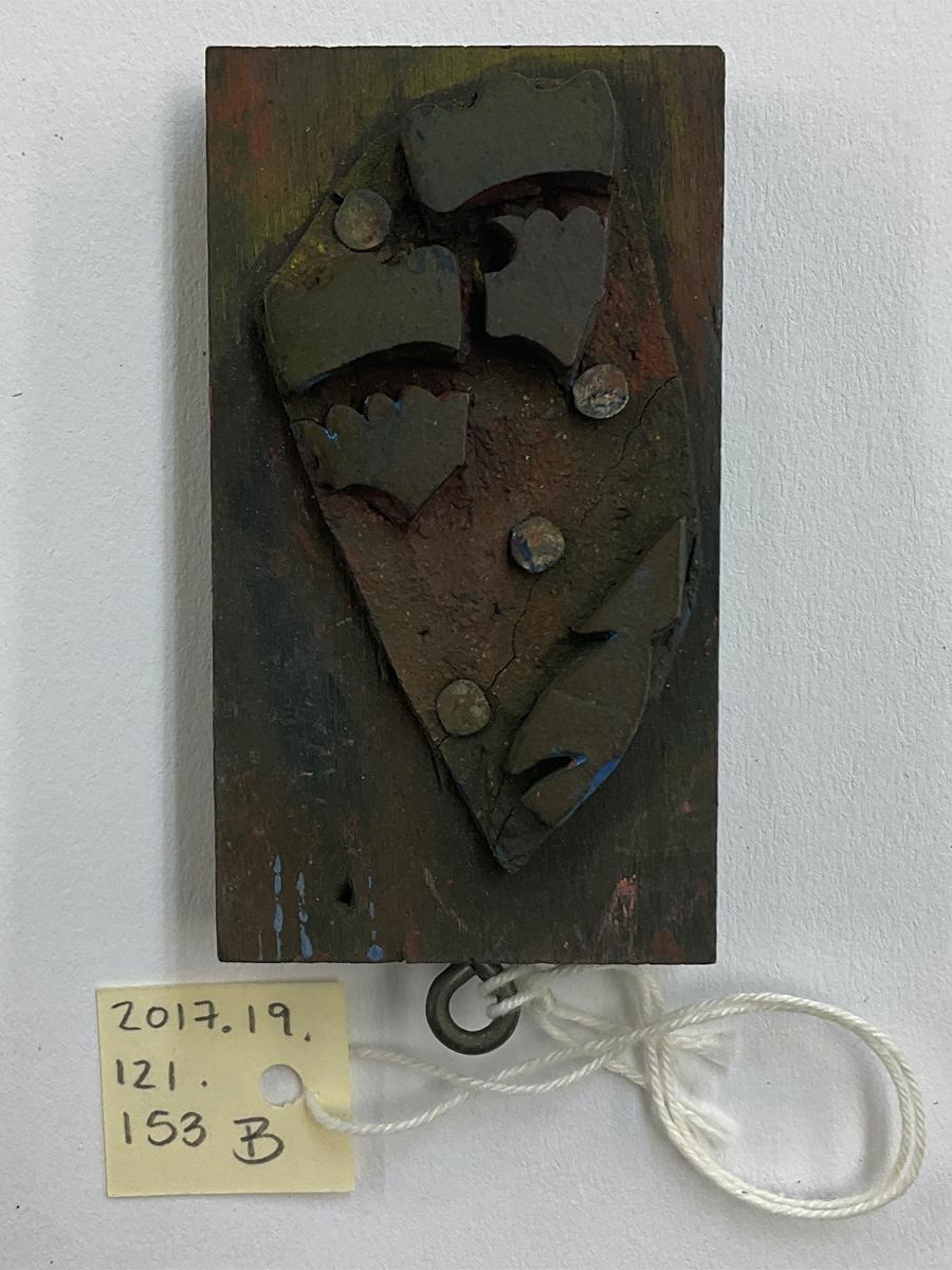 2017.0019.121.153 B Tool (for textiles), Textile printing block, Reg Image, overall