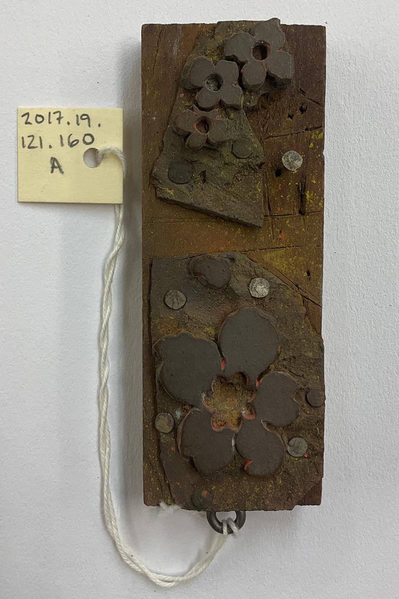 2017.0019.121.160 A Tool (for textiles), Textile printing block, Reg Image, overall