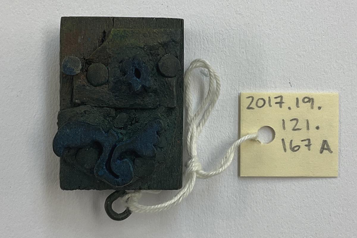 2017.0019.121.167 A Tool (for textiles), Textile printing block, Reg Image, overall