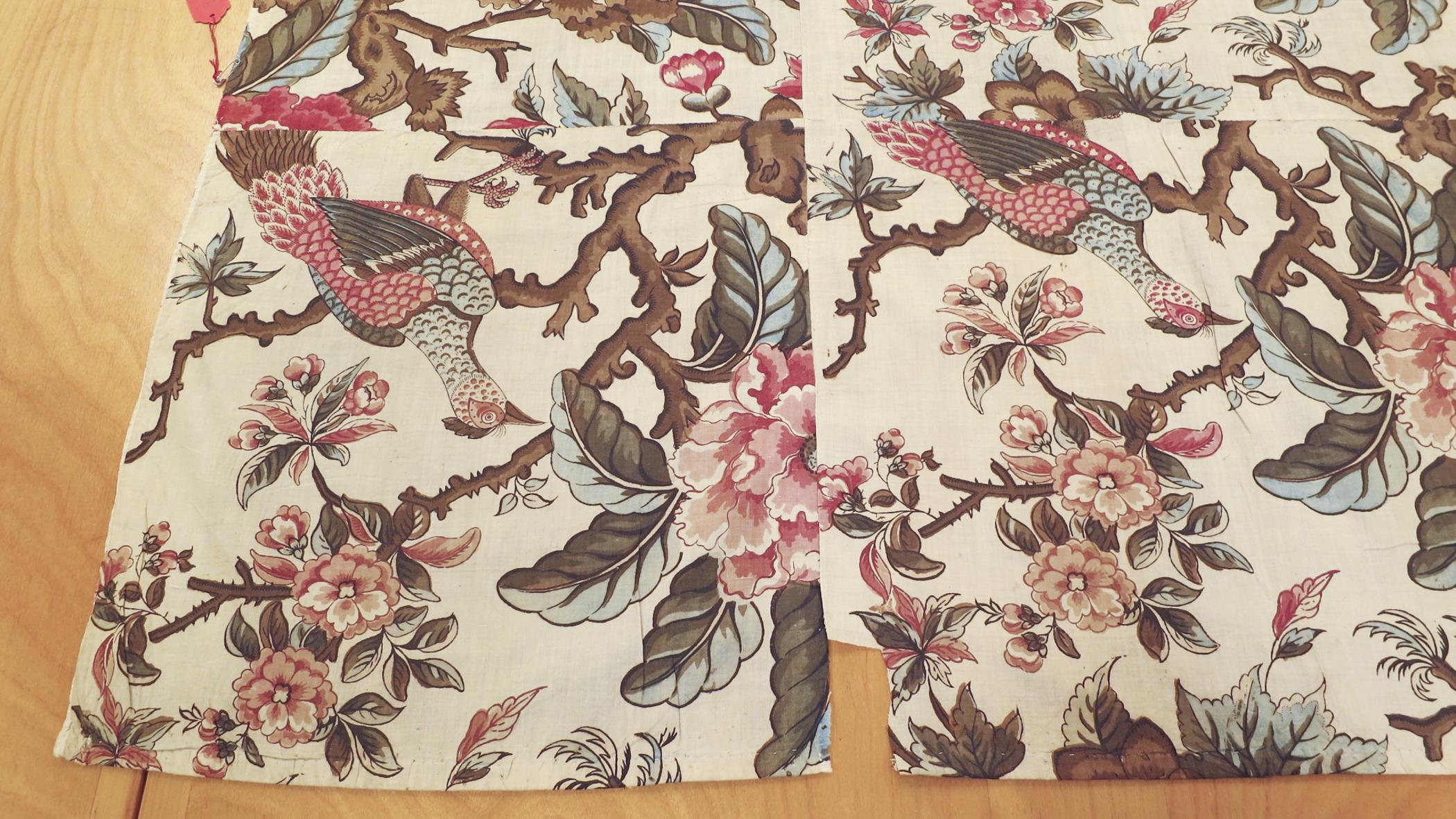 1958.0073.001 E Textile, printed, detail 1