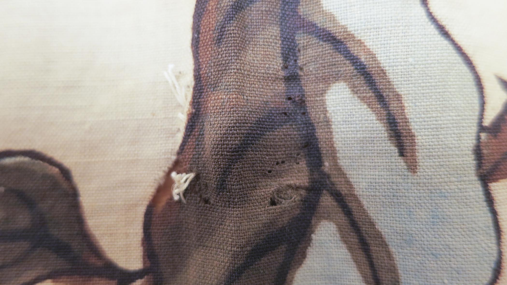 1958.0073.001 F Textile, printed, detail 1