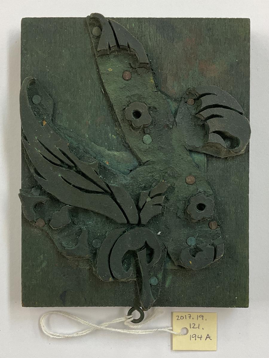 2017.0019.121.194 A Tool (for textiles), Textile printing block, Reg Image, overall
