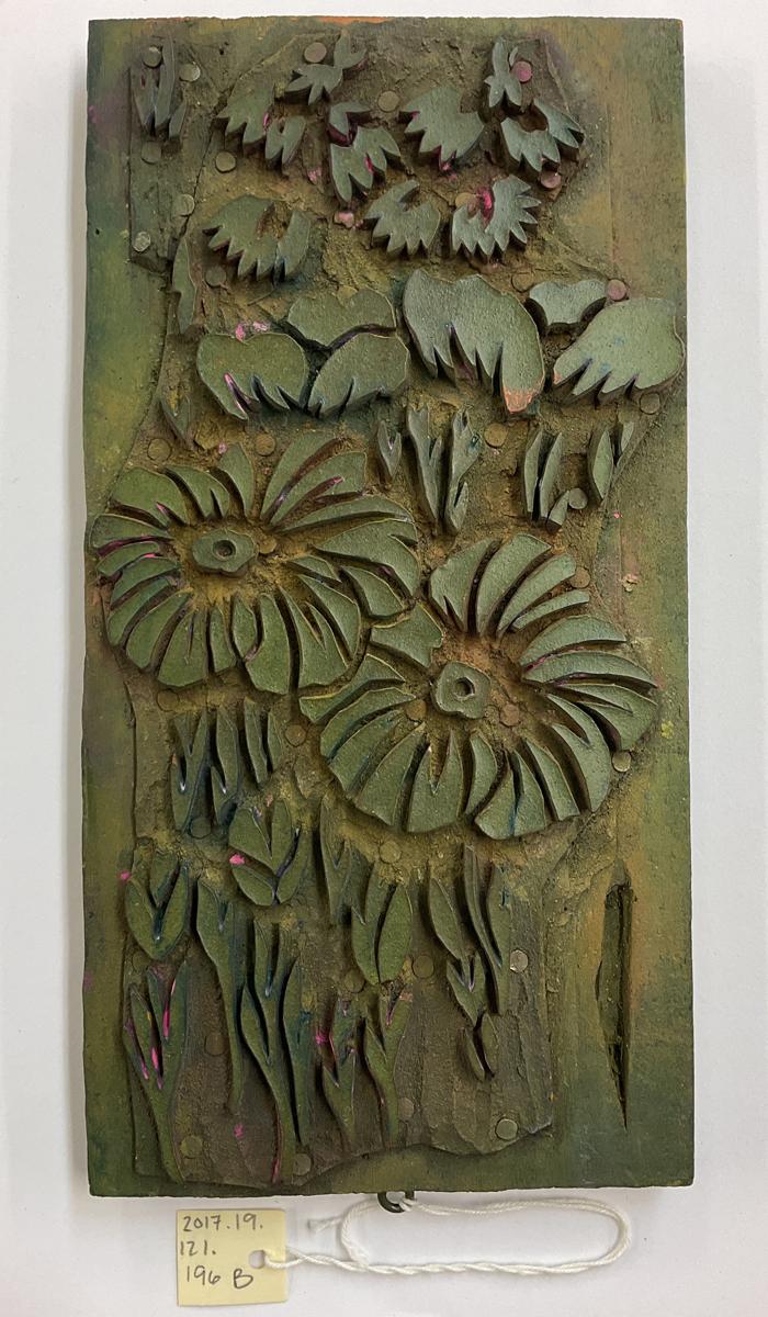 2017.0019.121.196 B Tool (for textiles), Textile printing block, Reg Image, overall