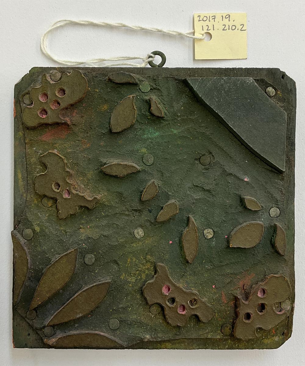 2017.0019.121.210.002 Tool (for textiles), Textile printing block, Reg Image, overall