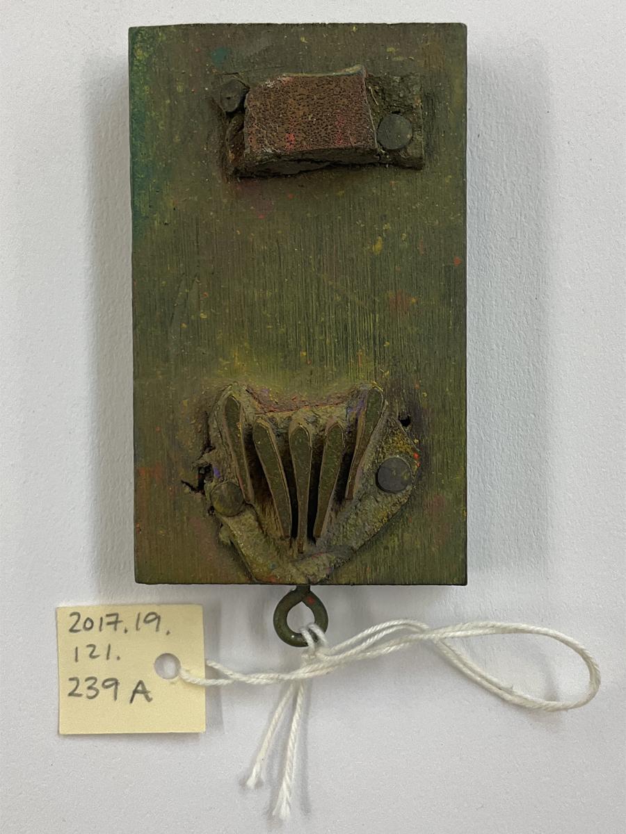 2017.0019.121.239 A Tool (for textiles), Textile printing block, Reg Image, overall