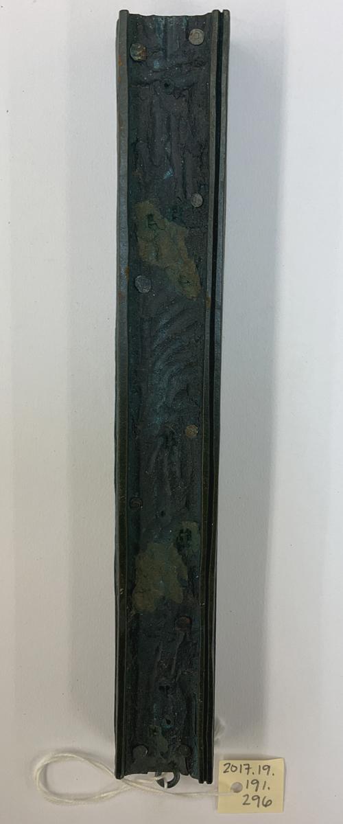 2017.0019.121.296 Tool (for textiles), Textile printing block, Reg Image, overall