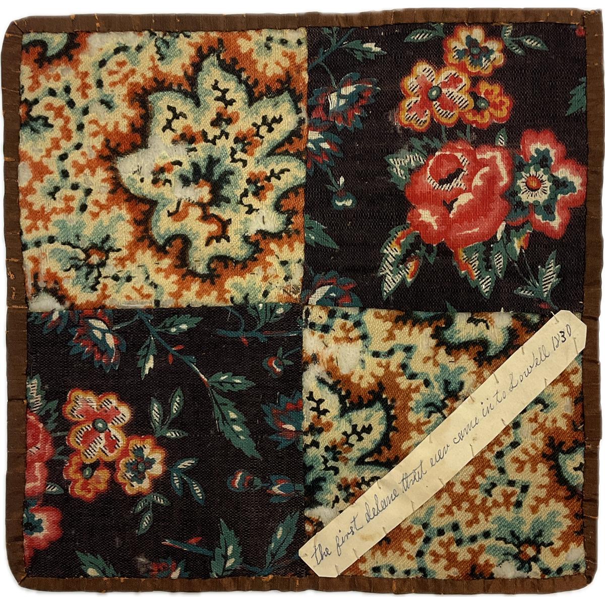 2017.0019.108.020 Quilt fragment, Reg Image, overall