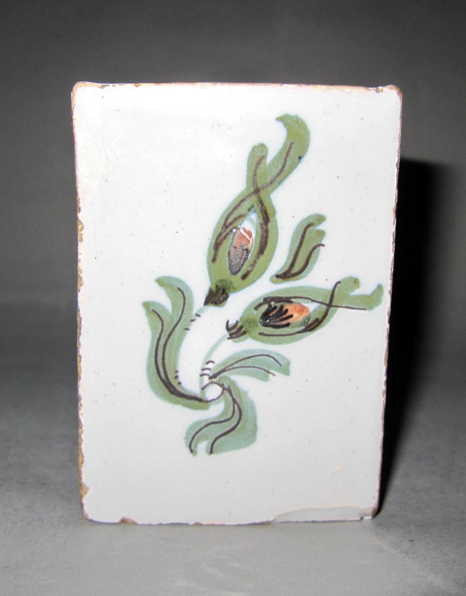 1959.1864.001 Delft flower brick side