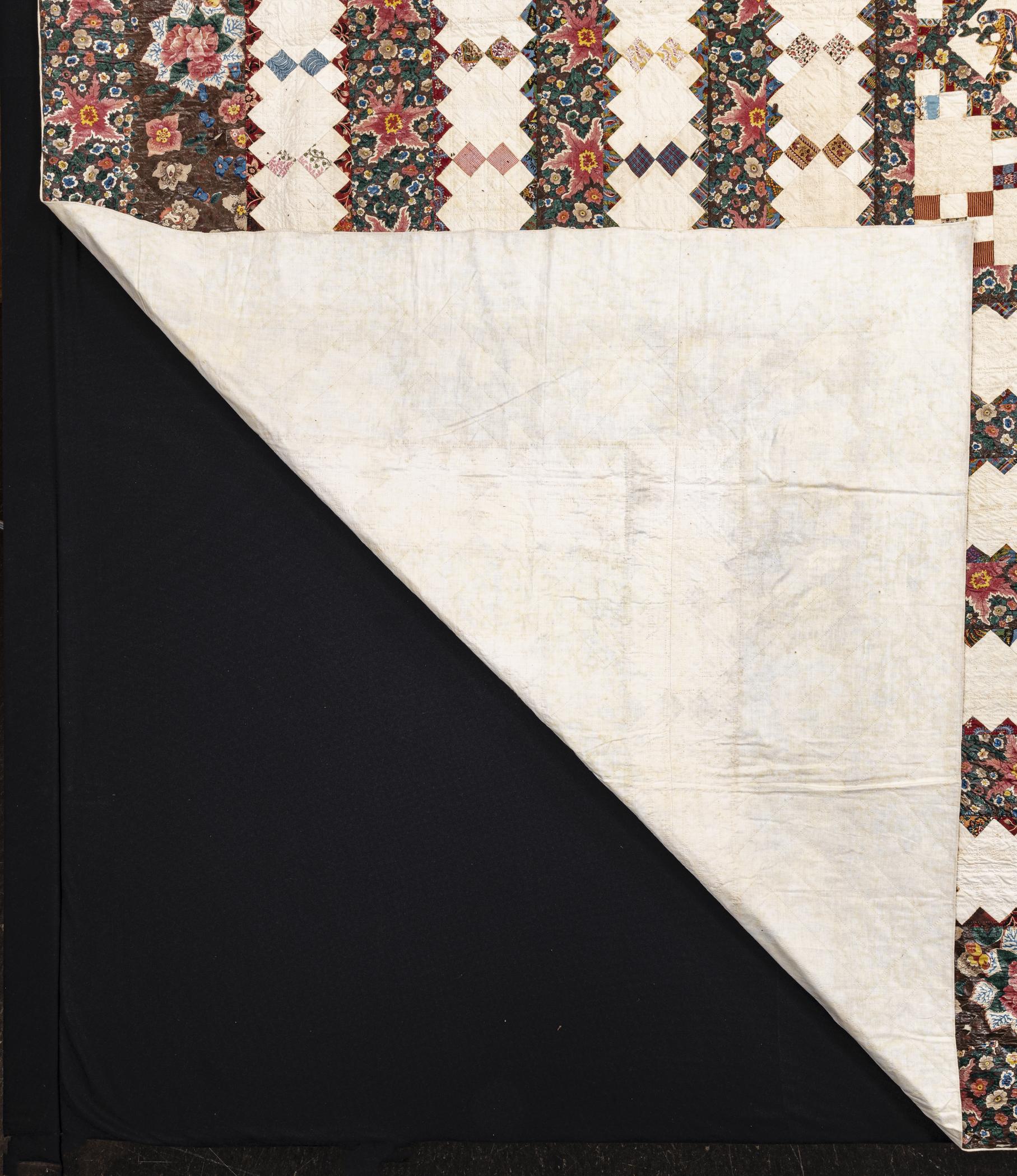 2017.0028.003 Quilt, detail, reverse