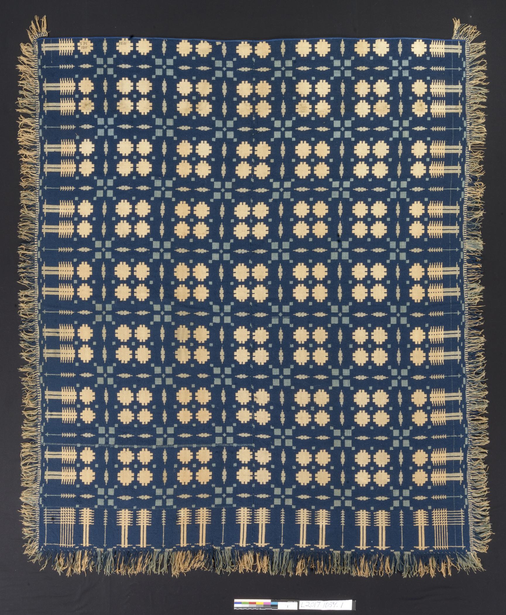 2017.0036.001 Bedcover, view 1