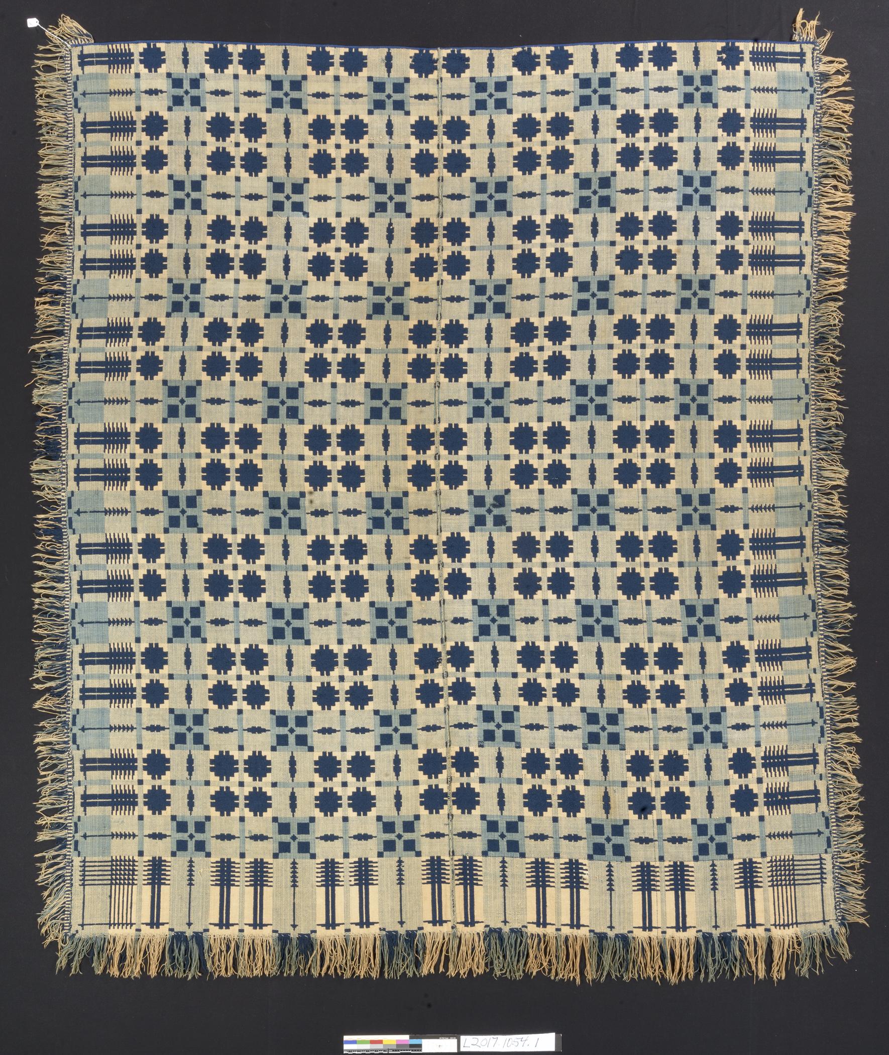 2017.0036.001 Bedcover, view 2, reverse