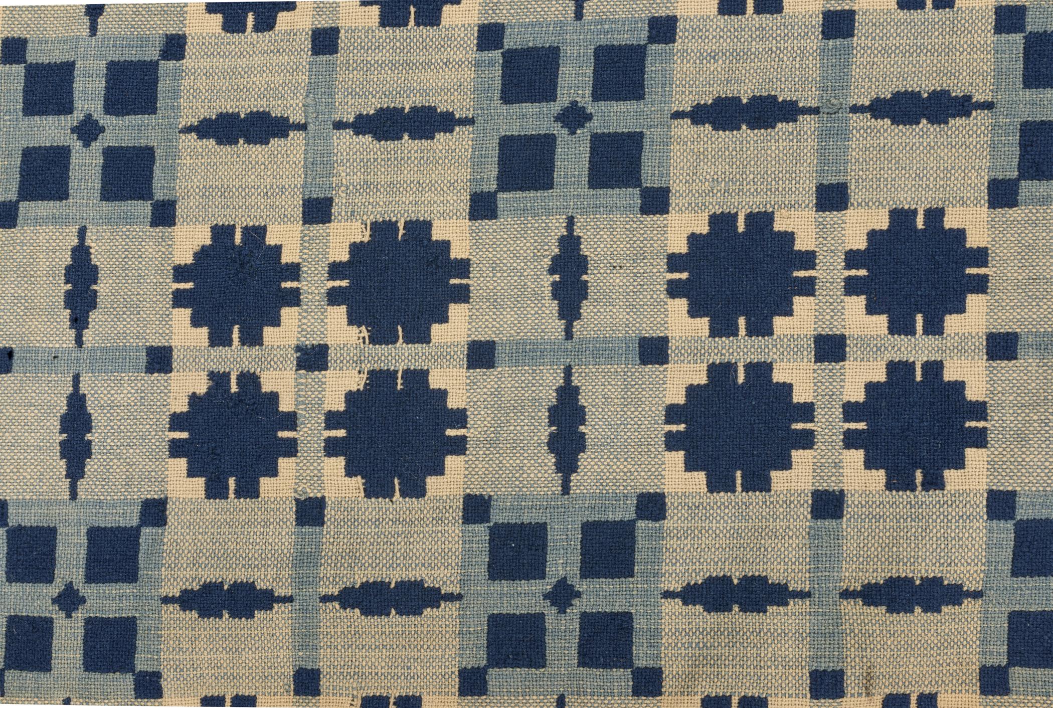 2017.0036.001 Bedcover, detail 2, reverse