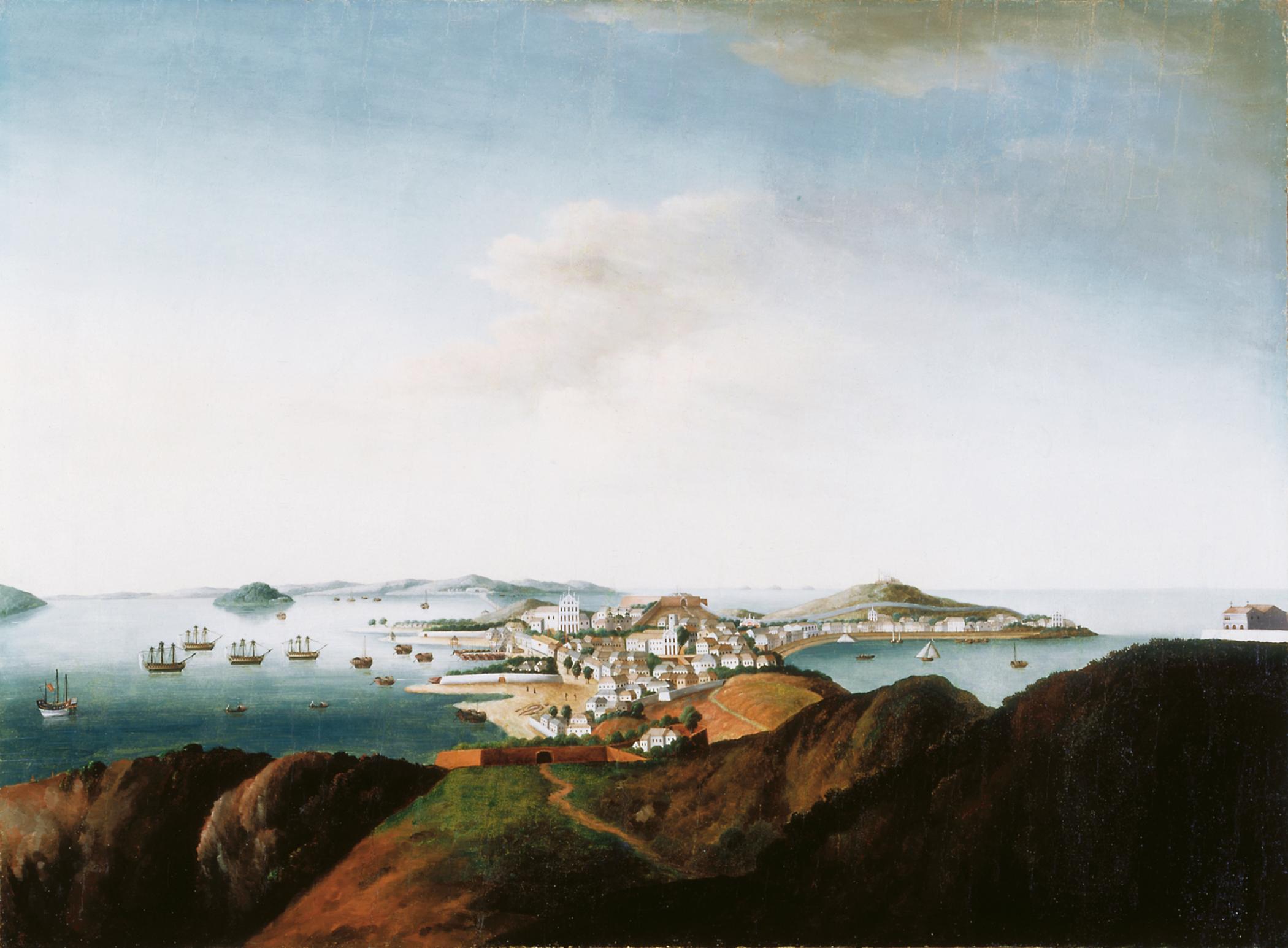 1959.1871.001 A Painting, View of Macao