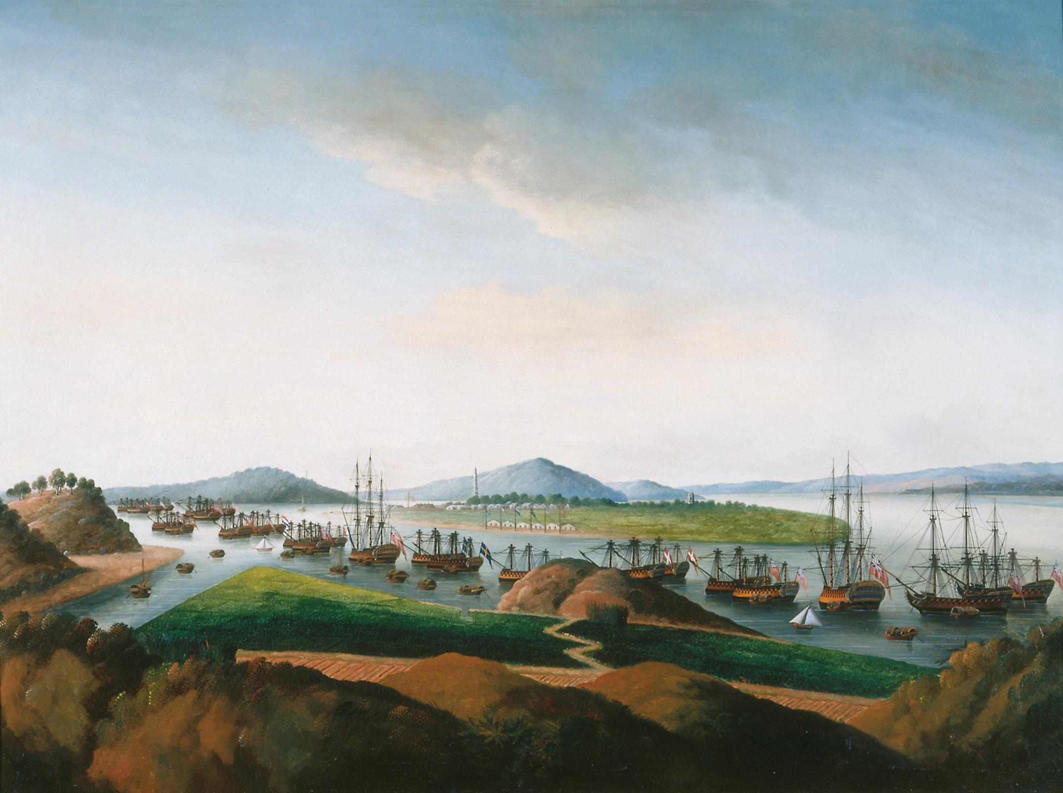 1959.1871.003 Painting, View of Whampoa Reach