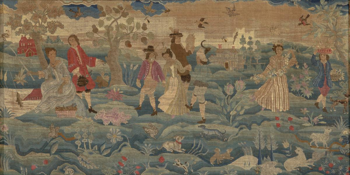 1959.1873 A Needlework picture, view 1