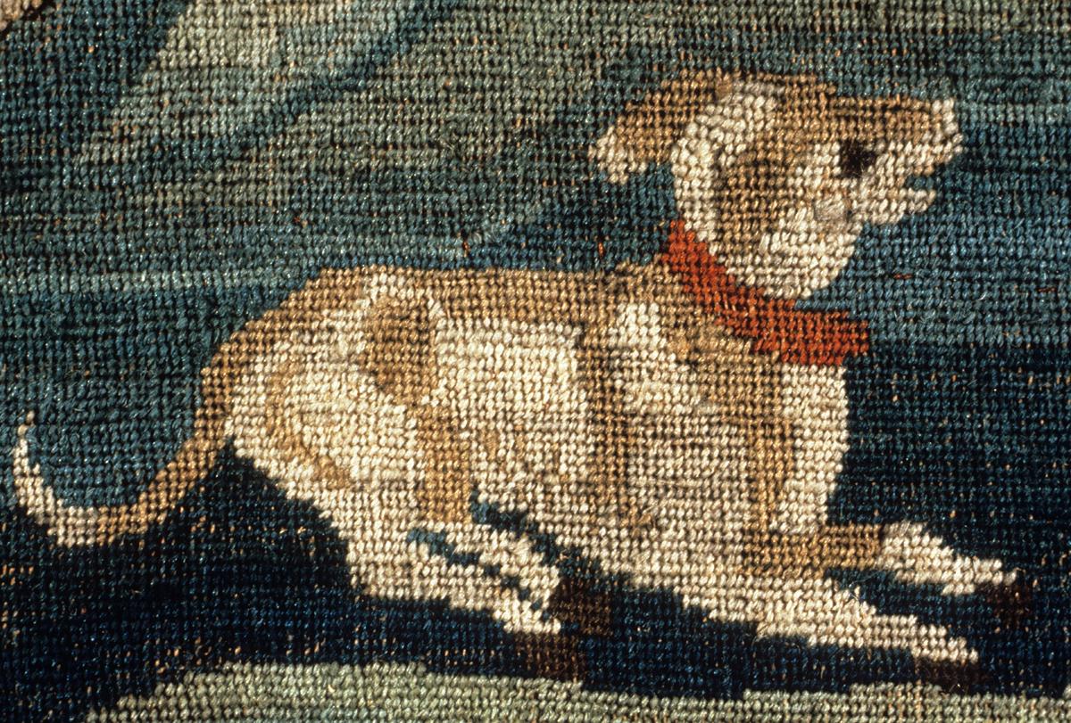 1959.1873 A Needlework Picture, Detail 2