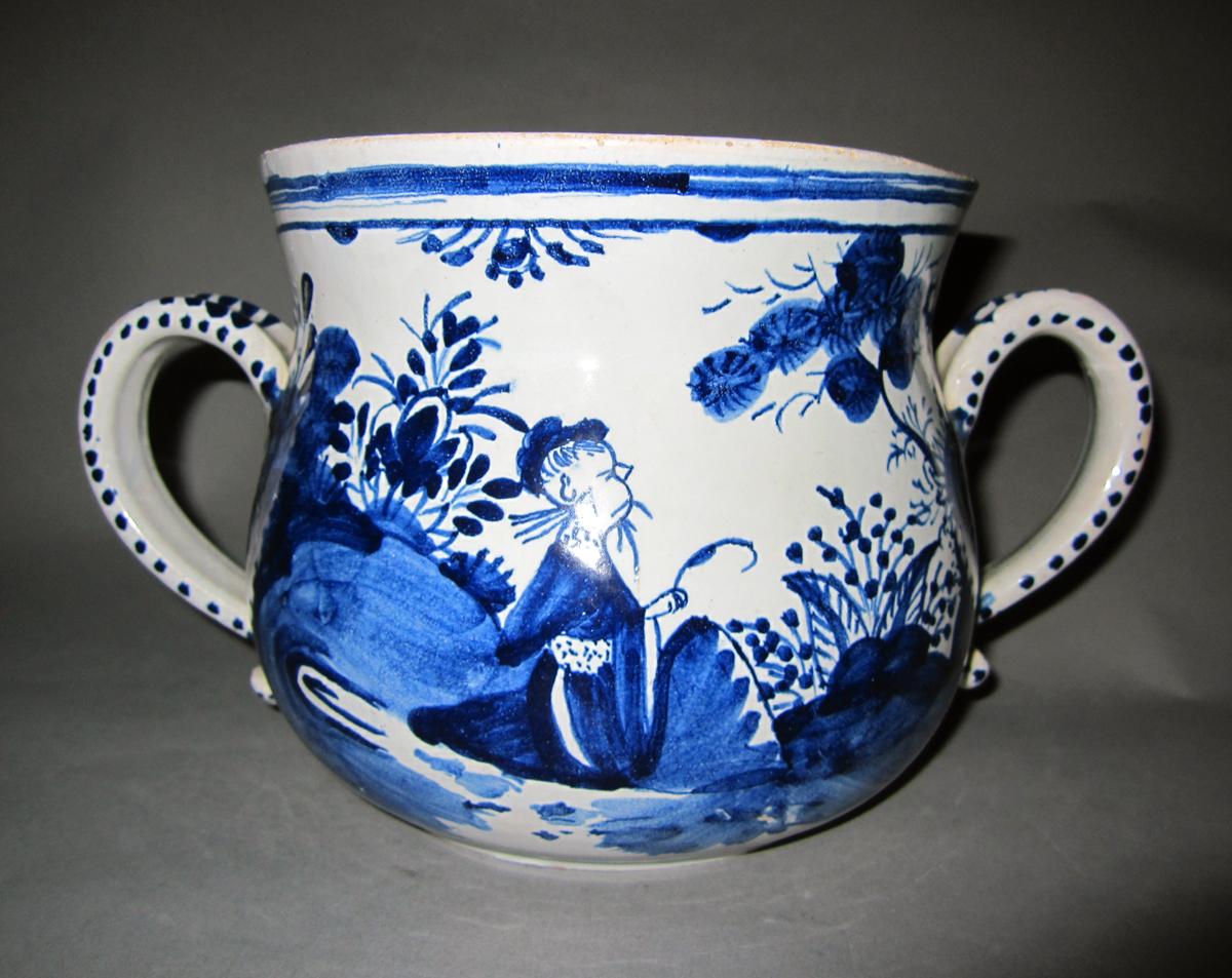 1959.1875 Delft posset pot face two