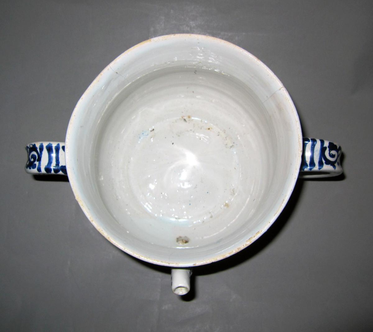 1959.1875 Delft posset pot top