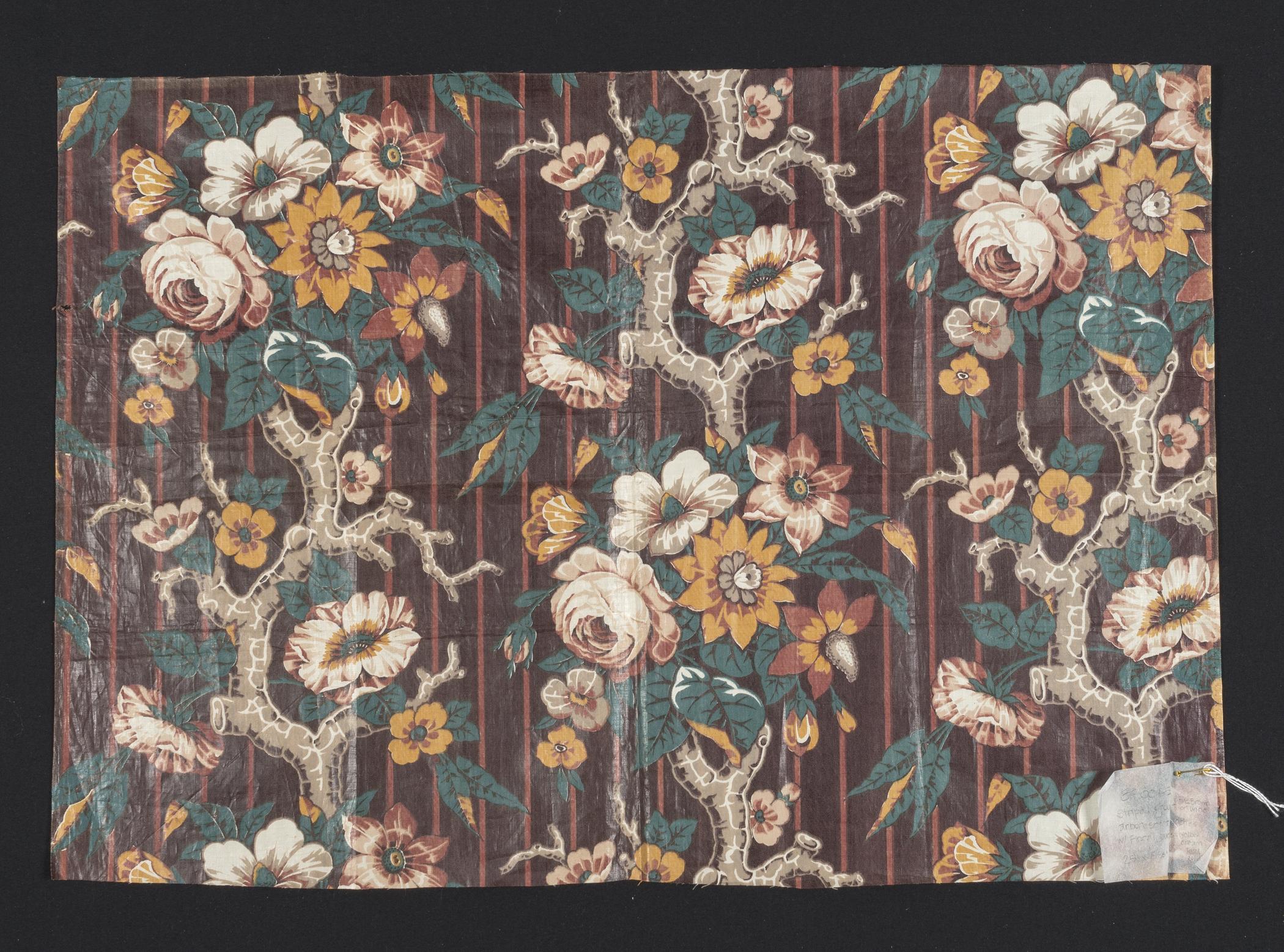 2018.0010.001 Textile fragment, printed, view 1