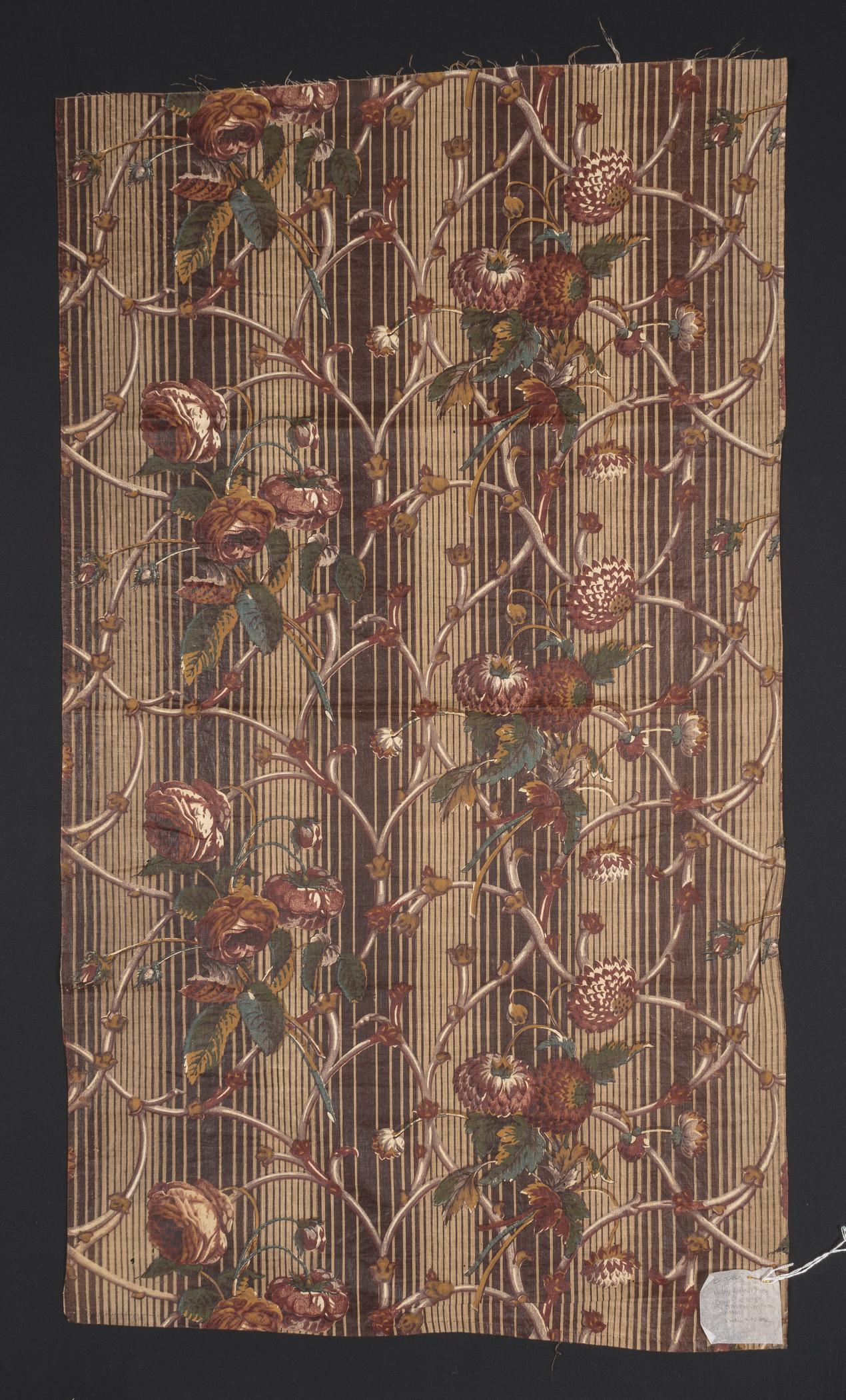 2018.0010.004 Textile fragment, printed, view 1