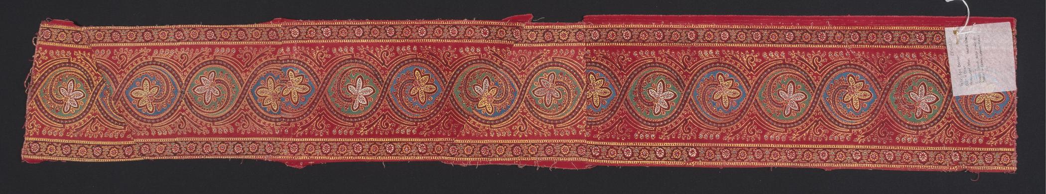 2018.0010.008 Textile fragment, printed, view 1