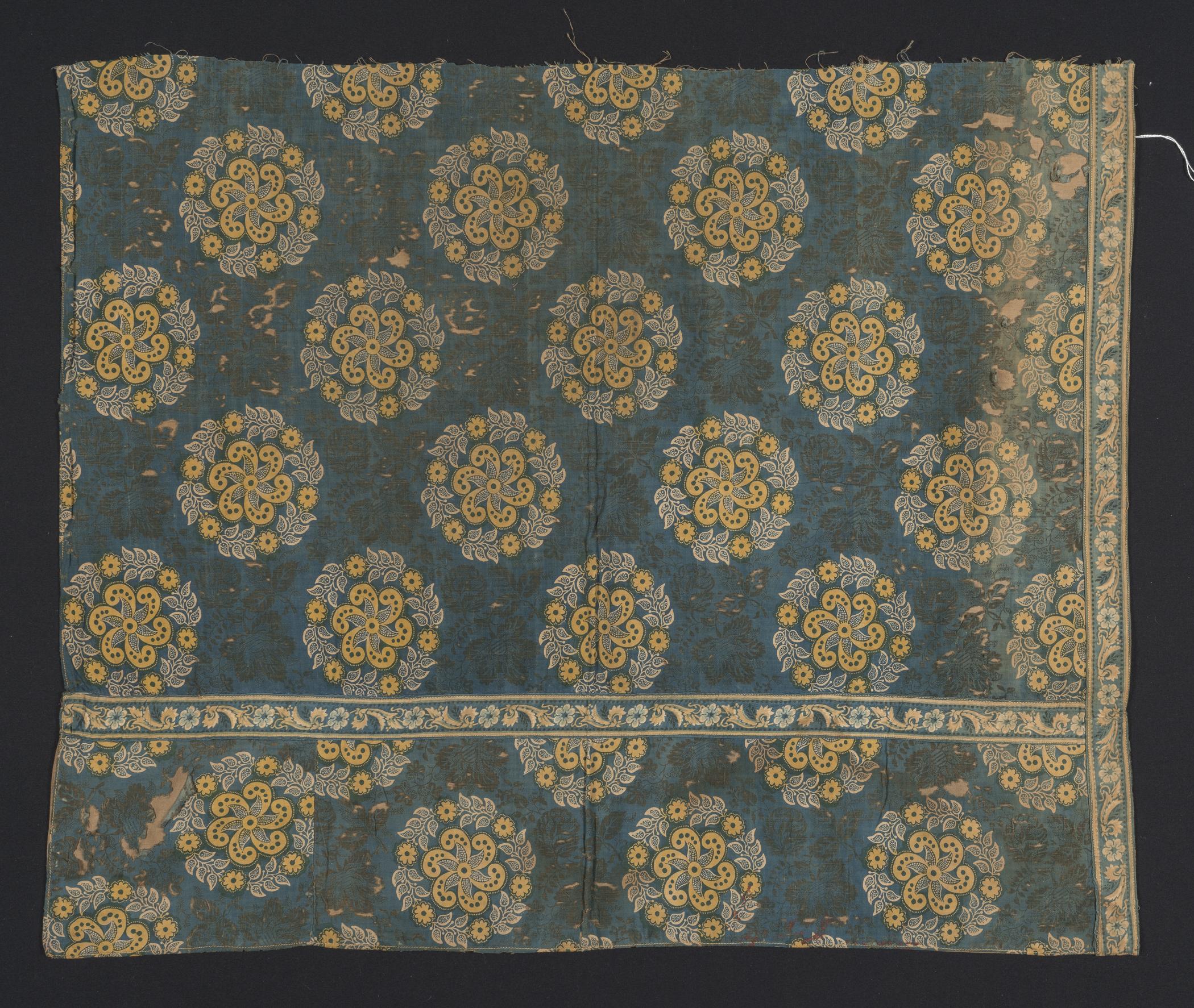 2018.0010.011 Textile fragment, printed, view 1