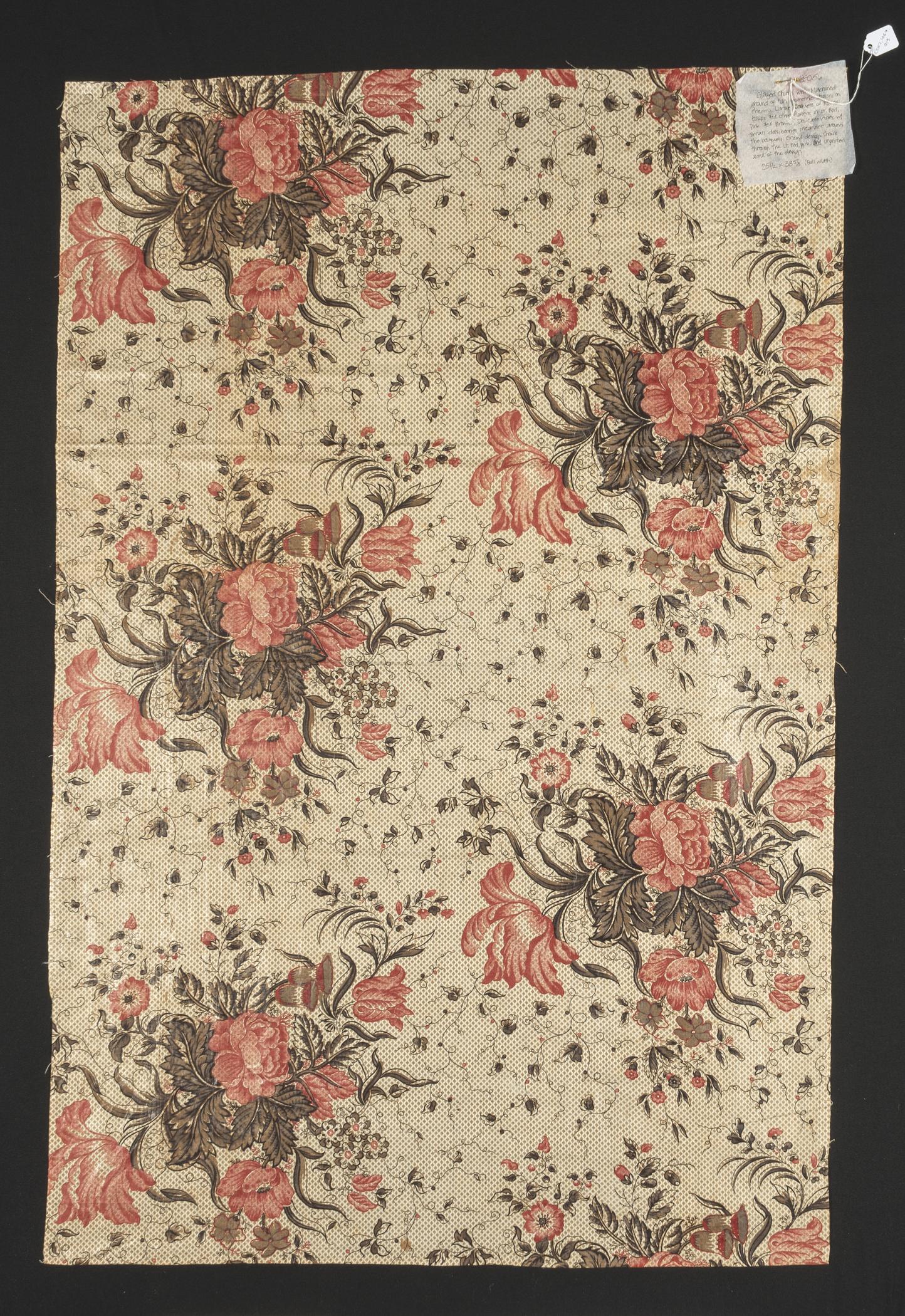 2018.0010.013 Textile fragment, printed, view 1
