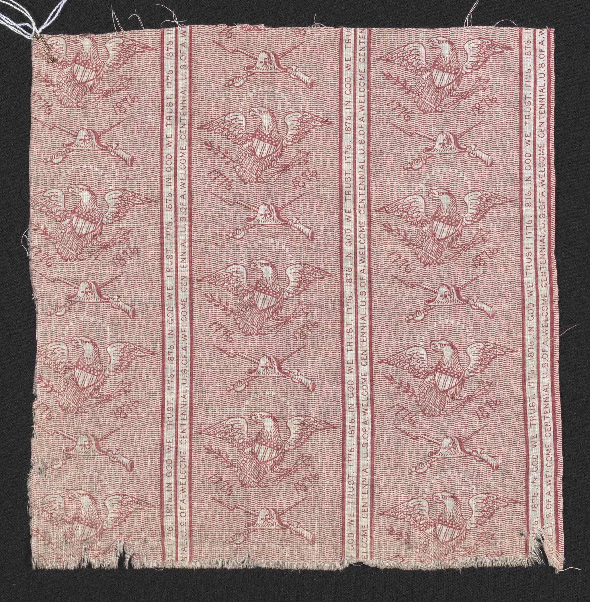 2018.0010.018.001 Textile fragment, printed, view 1