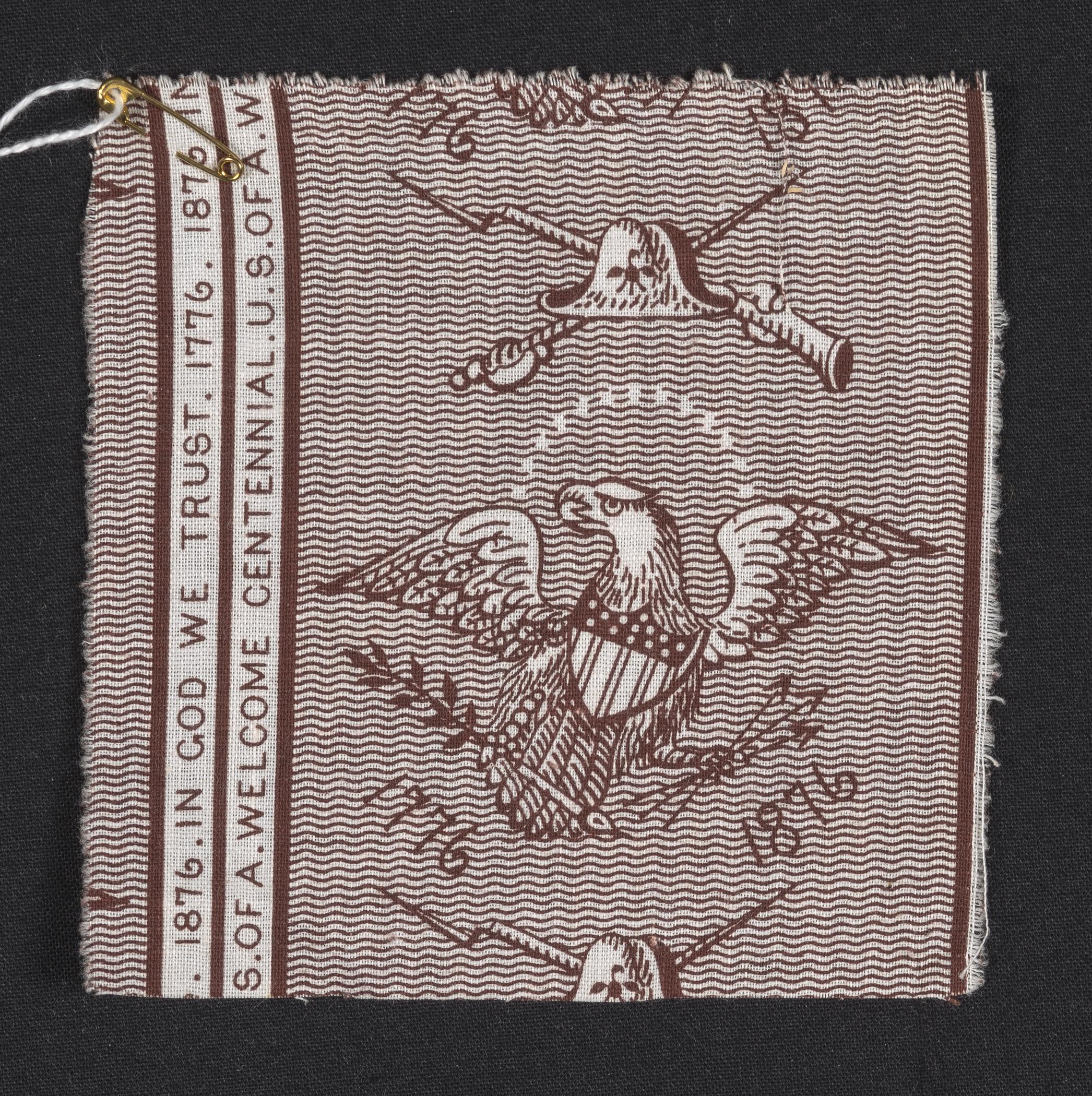 2018.0010.018.002 Textile fragment, printed, view 1