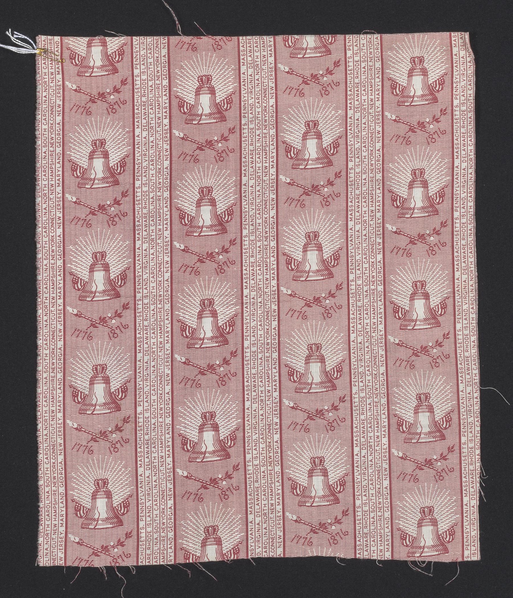 2018.0010.022.001 Textile fragment, printed, view 1