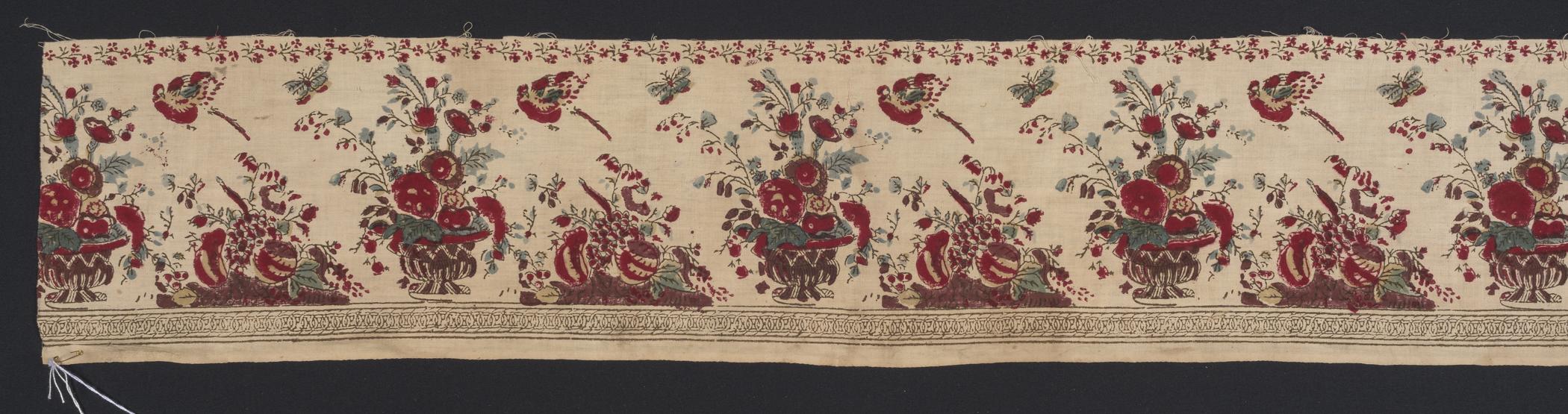 2018.0010.023 Textile fragment, printed, view 1