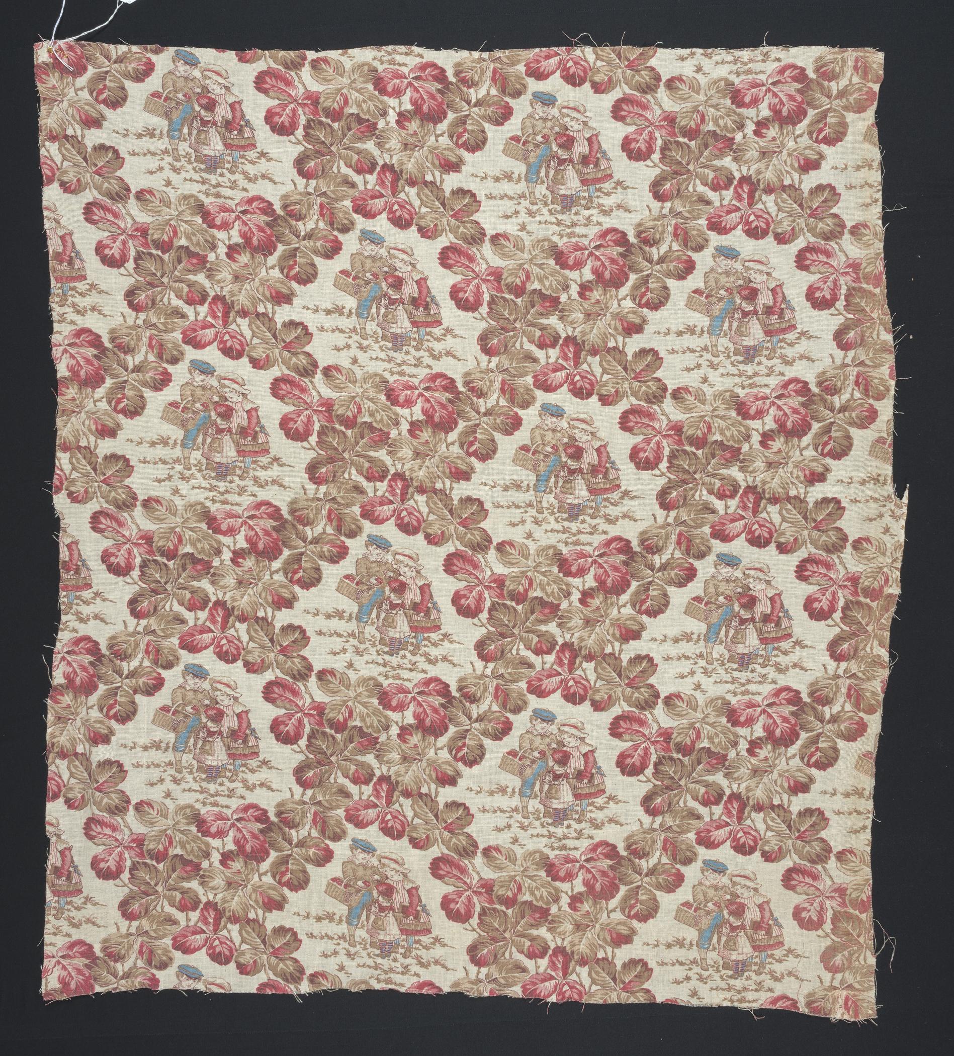2018.0010.024.002 Textile fragment, printed, view 1