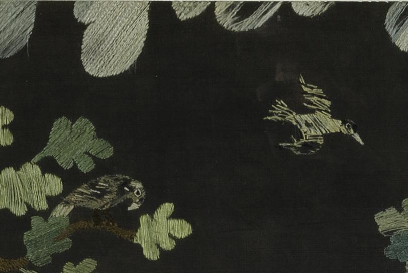 1959.1883 Needlework Picture, Detail 10