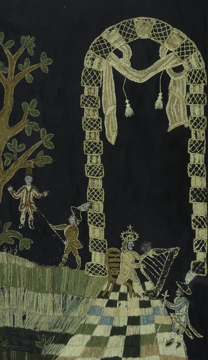 1959.1884 Needlework Picture, Detail