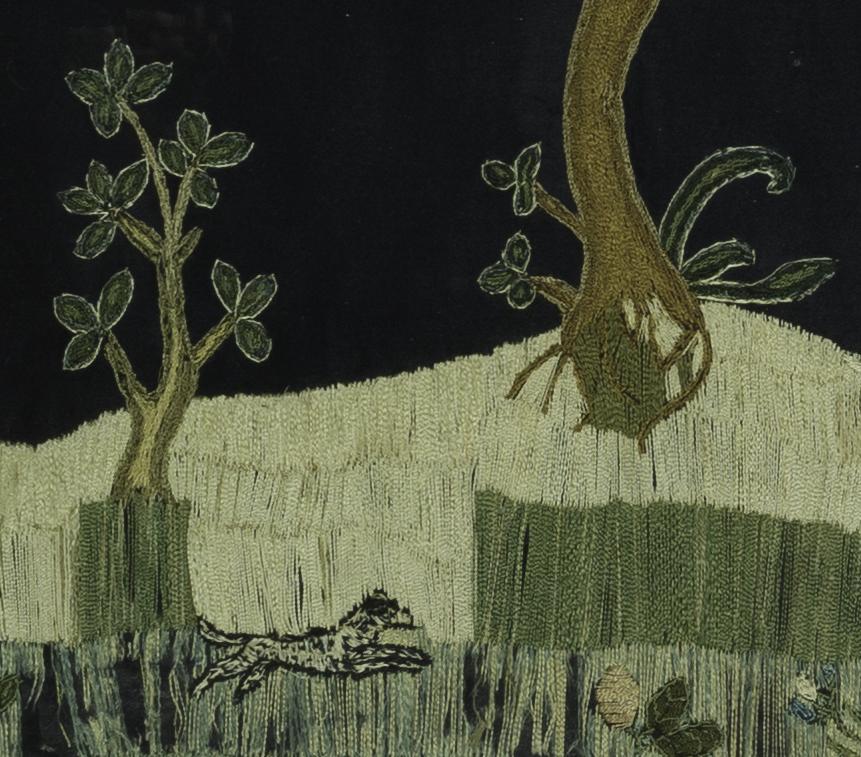 1959.1884 Needlework Picture, Detail 7