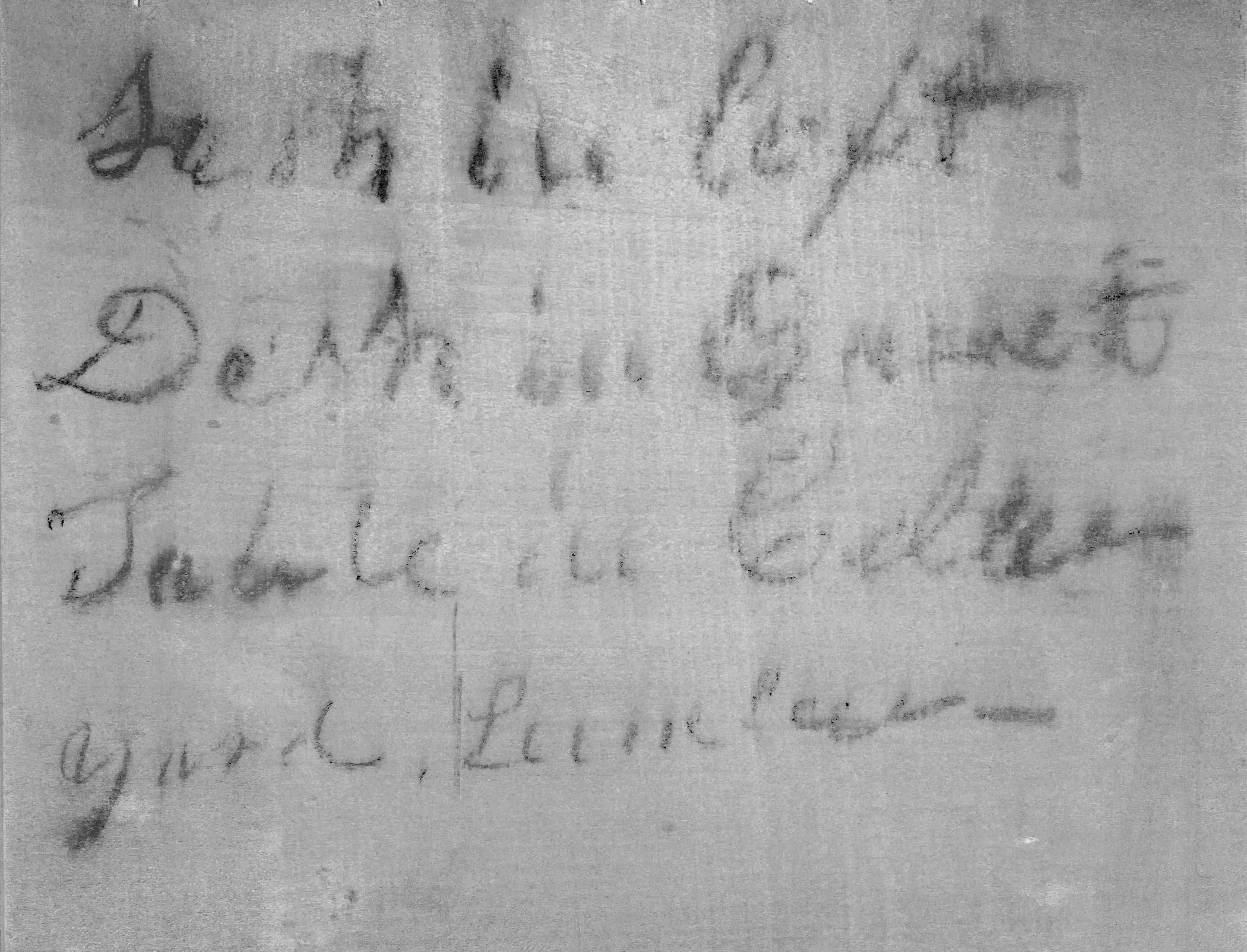 2017.0046 Desk, detail 5, chalk inscription