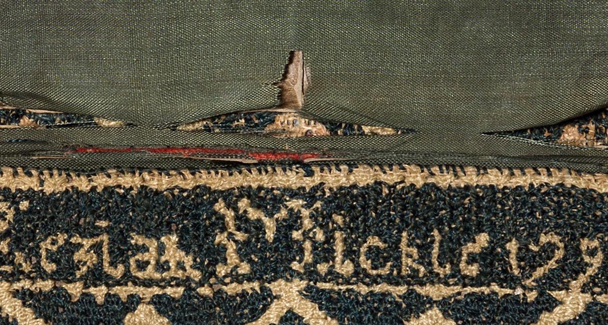 1959.1893 Pocketbook, Inside Detail
