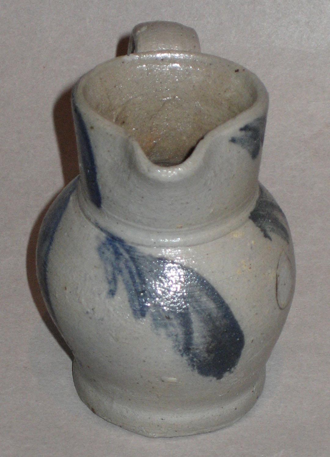 1959.1902 front - Miniature Stoneware Pitcher