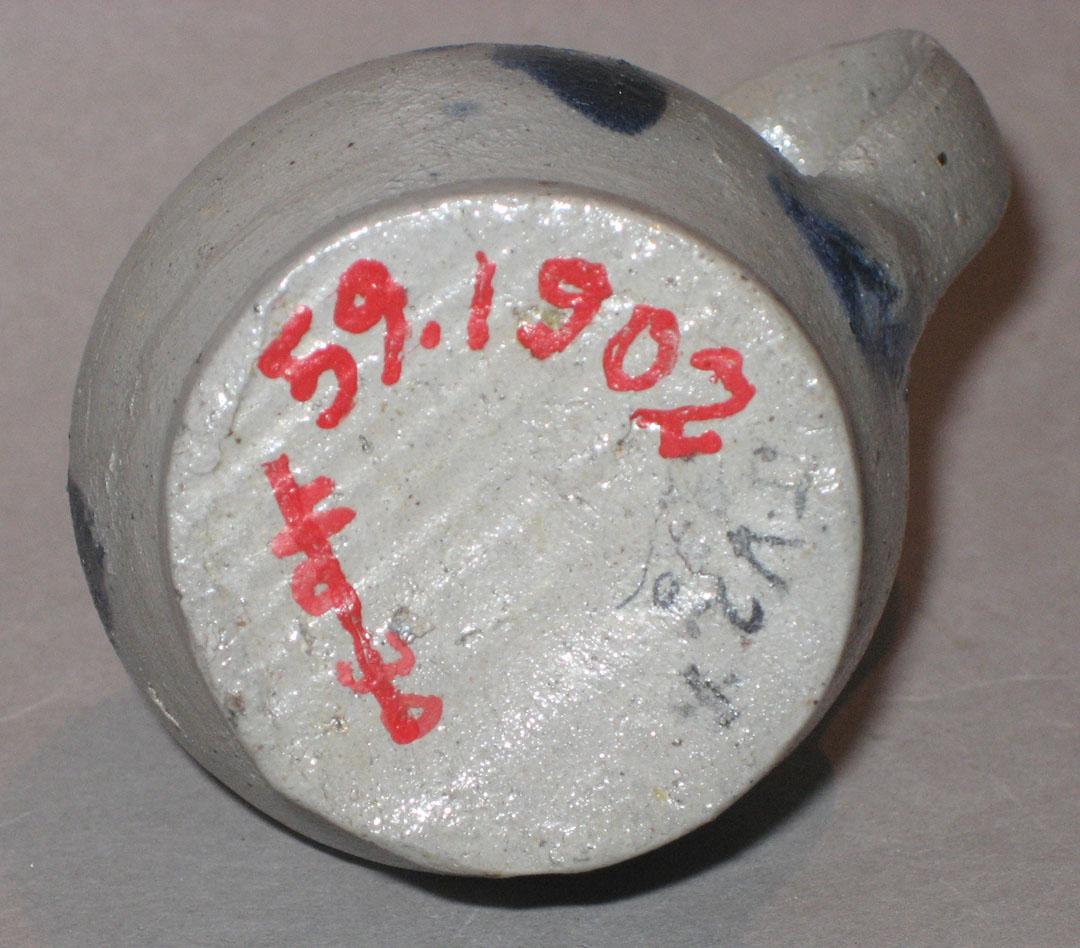 1959.1902 bottom - Miniature Stoneware Pitcher