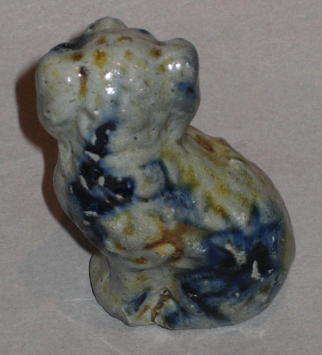 1959.1905 rear - Miniature Stoneware Dog