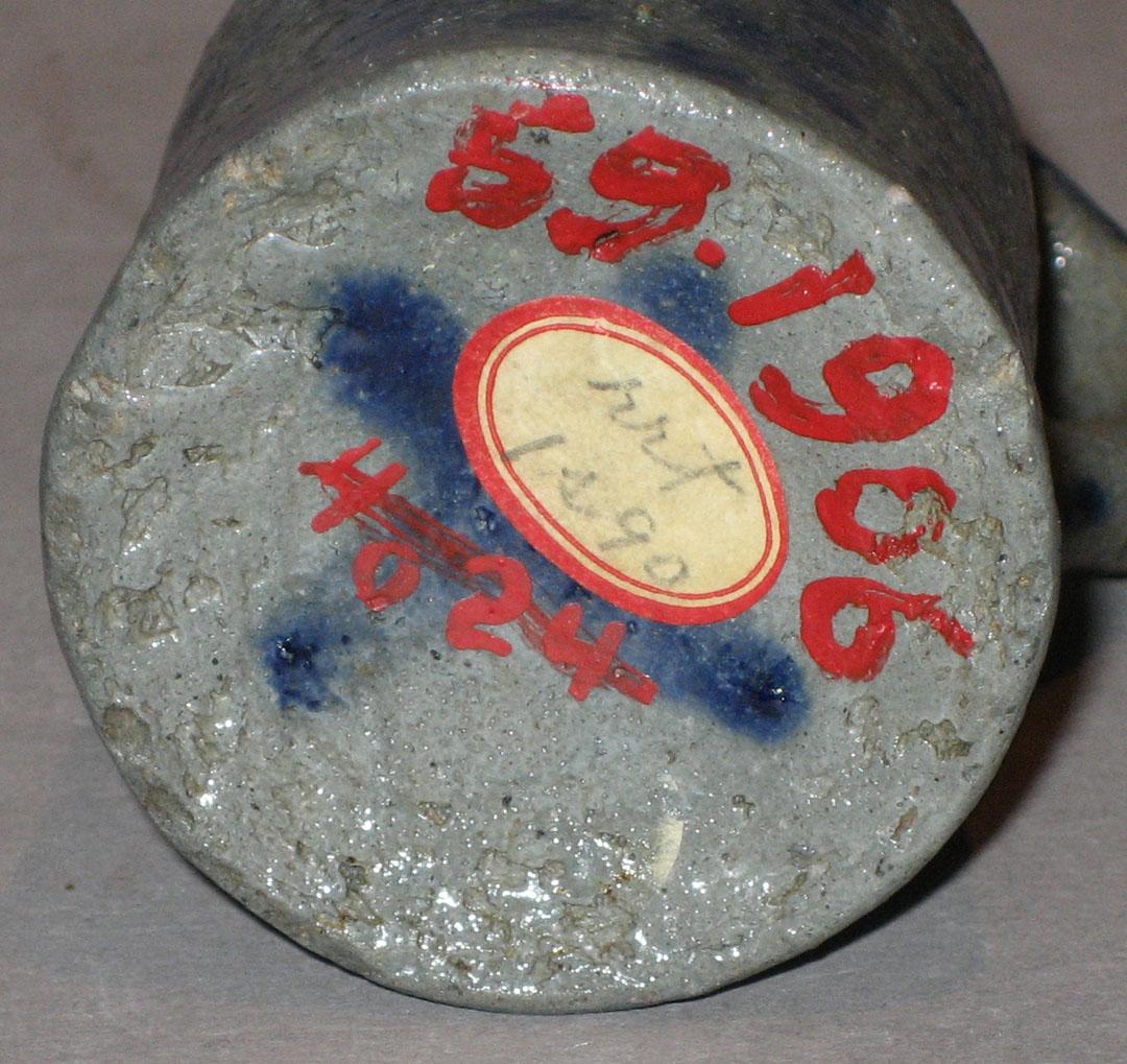 1959.1906 bottom - Miniature Stoneware Jar