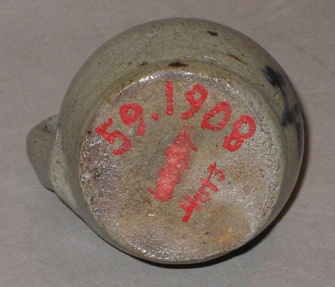 1959.1908 bottom - Miniature Stoneware Jug